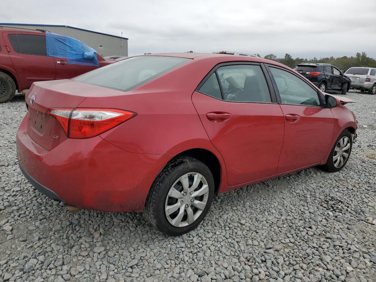 2015 Toyota Corolla VIN 2T1BURHE3FC465856 Copart auction photo, front end damage thumbnail 3