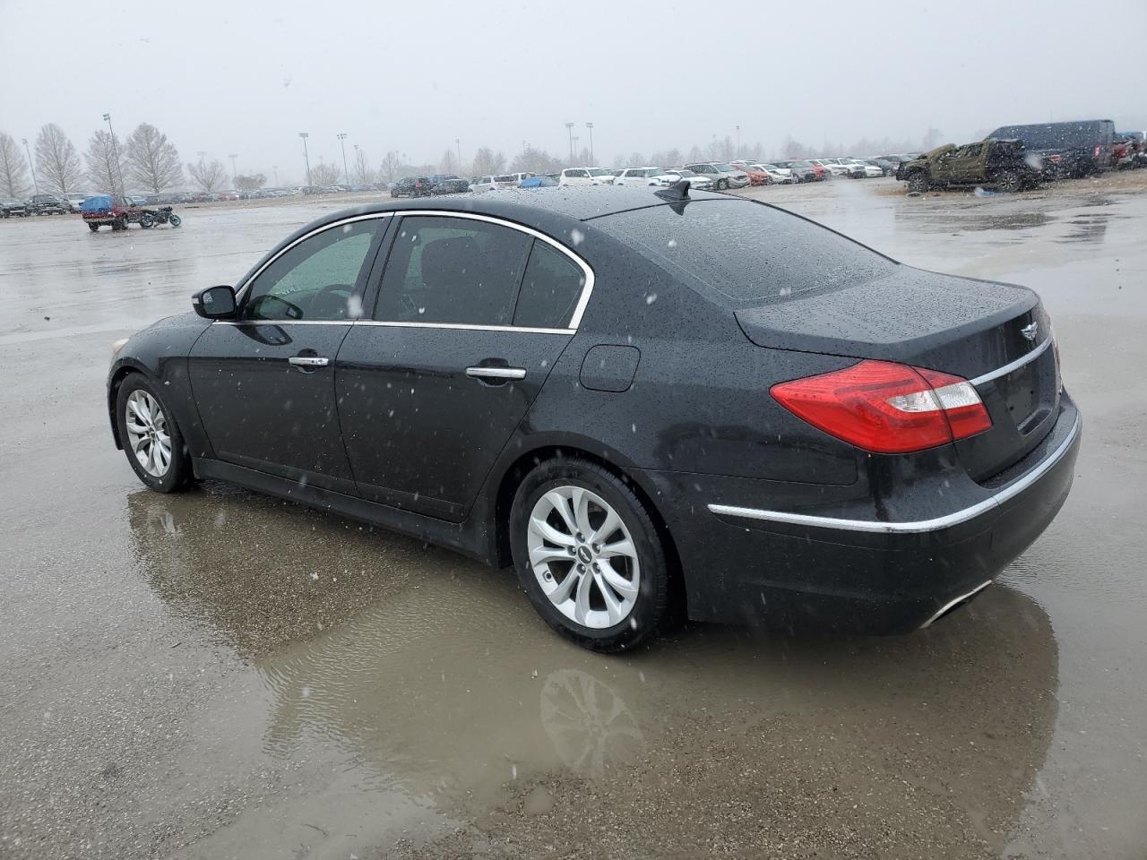 2012 Hyundai Genesis VIN KMHGC4DD4CU174933 Copart auction photo, front end damage thumbnail 2