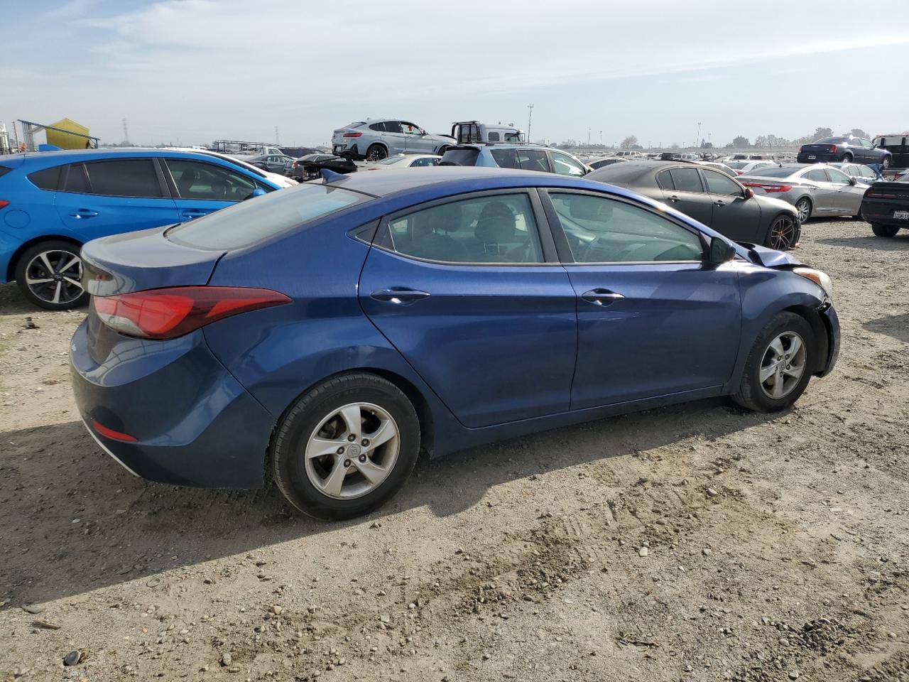 2015 Hyundai Elantra VIN 5NPDH4AE3FH559727 Copart auction photo, front end damage thumbnail 3