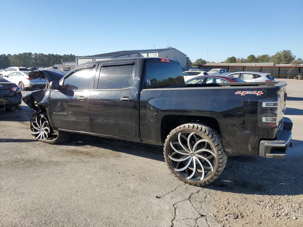 2014 Chevrolet Silverado VIN 3GCUKREC5EG343215 Copart auction photo, front end damage thumbnail 2