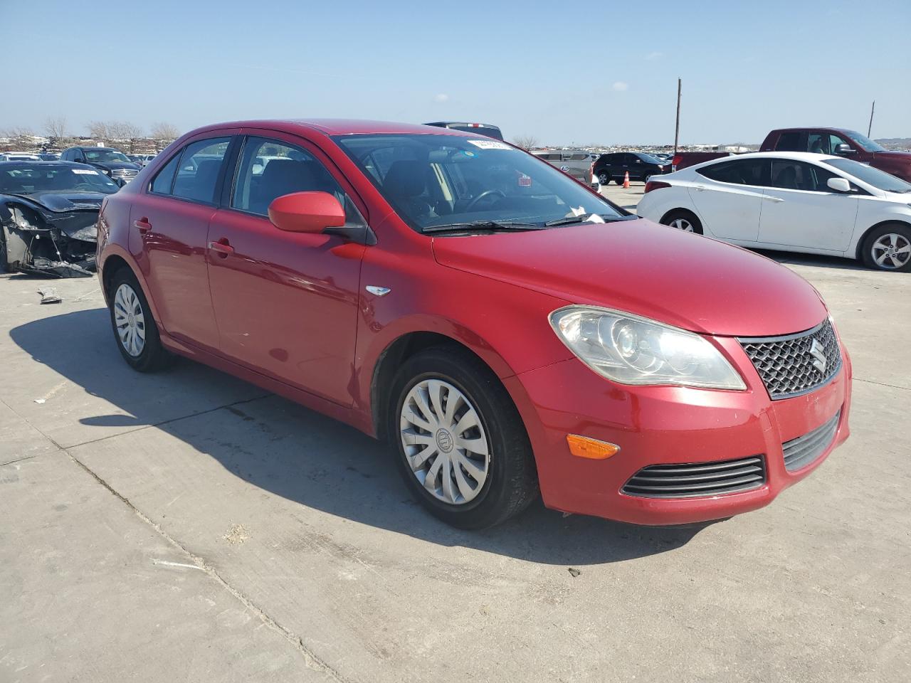 2012 Suzuki Kizashi VIN JS2RF9A19C6100364 Copart auction photo, side damage thumbnail 4