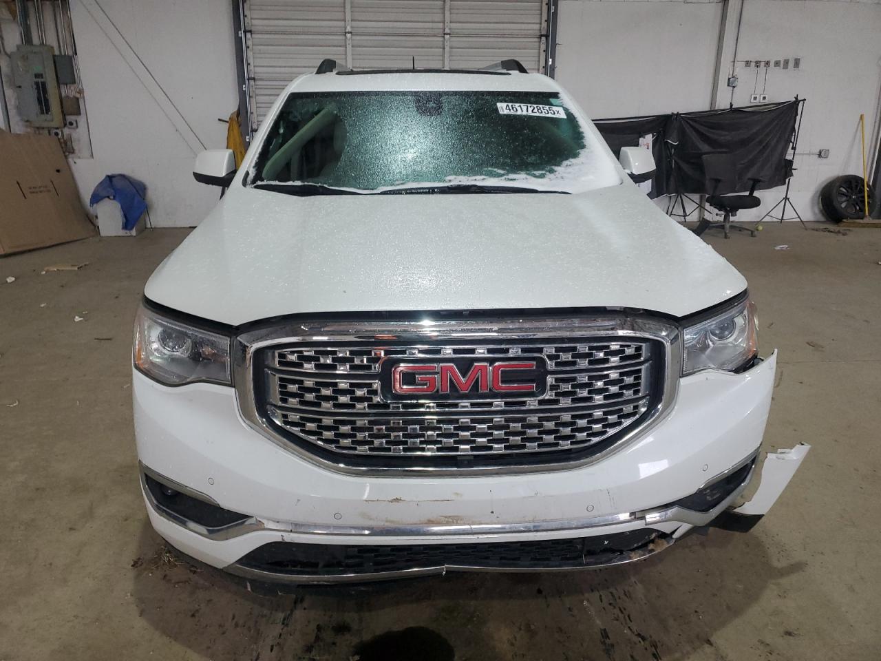 2018 GMC Acadia VIN 1GKKNXLS7JZ119780 Copart auction photo, front end / side damage thumbnail 5
