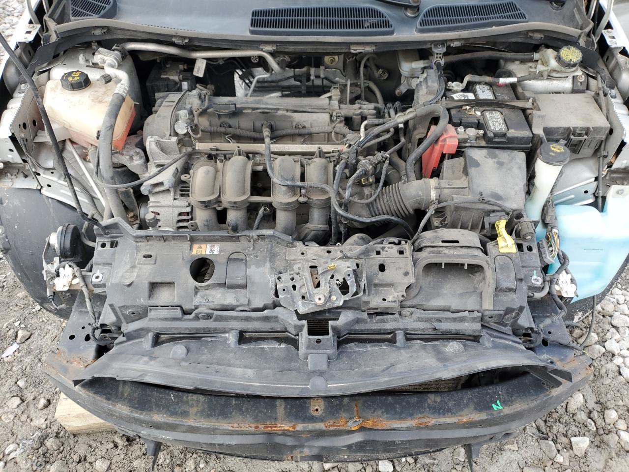 2015 Ford Fiesta VIN 3FADP4BJ8FM190023 Copart auction photo, front end damage thumbnail 11