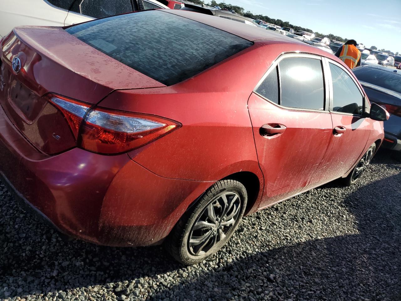 2014 Toyota Corolla VIN 2T1BURHEXEC076971 Copart auction photo, water/flood damage thumbnail 3