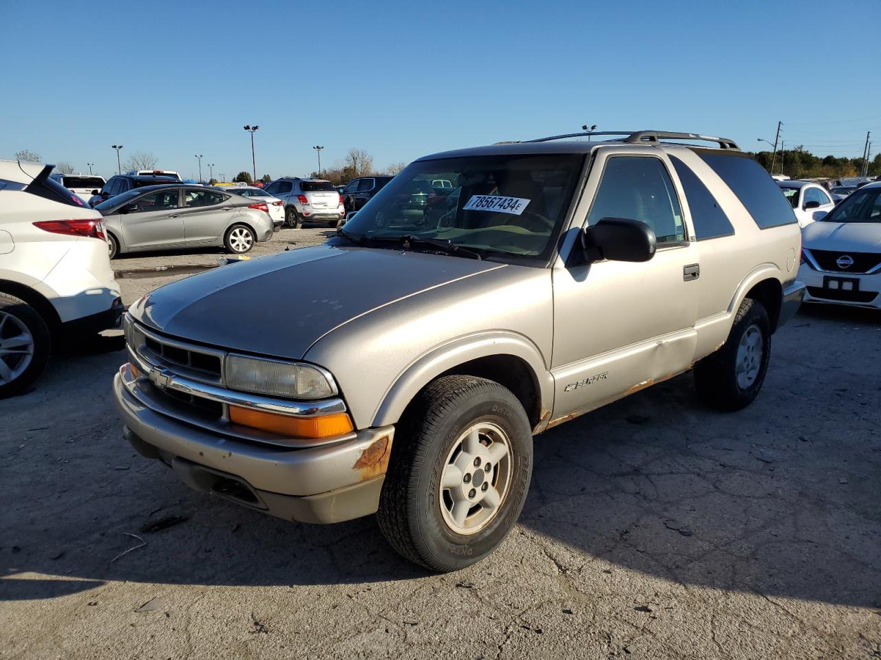 1999 Chevrolet Blazer VIN 1GNCT18W1XK140616