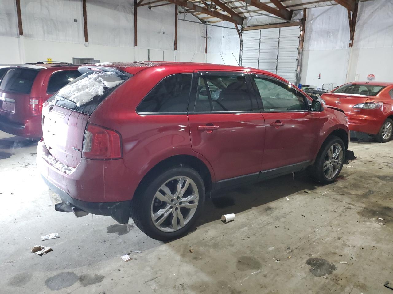 2012 Ford Edge VIN 2FMDK3JC9CBA68544 Copart auction photo, front end damage thumbnail 3