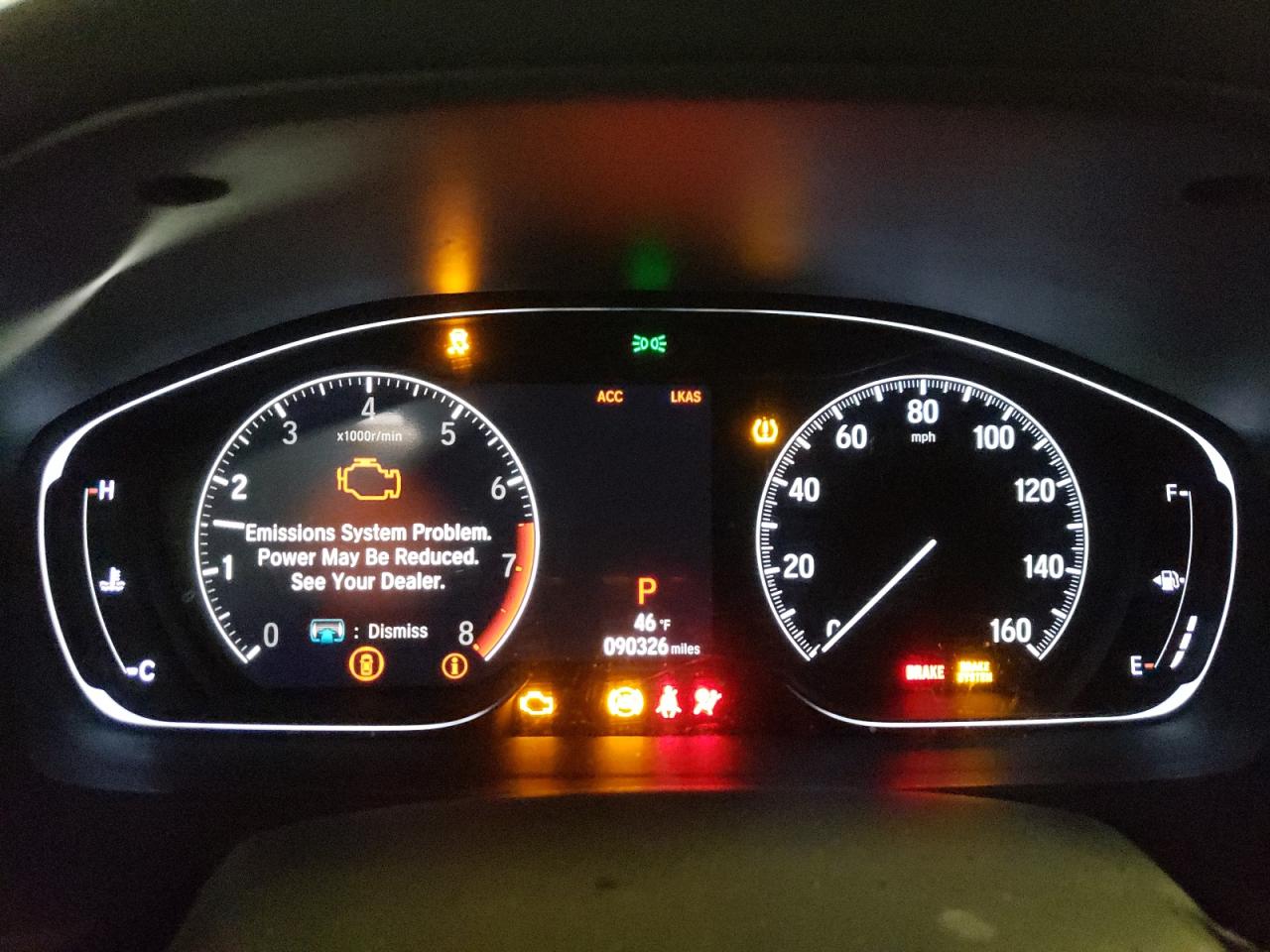 2019 Honda Accord VIN 1HGCV1F19KA064332 Copart auction photo, side / rear end damage thumbnail 9