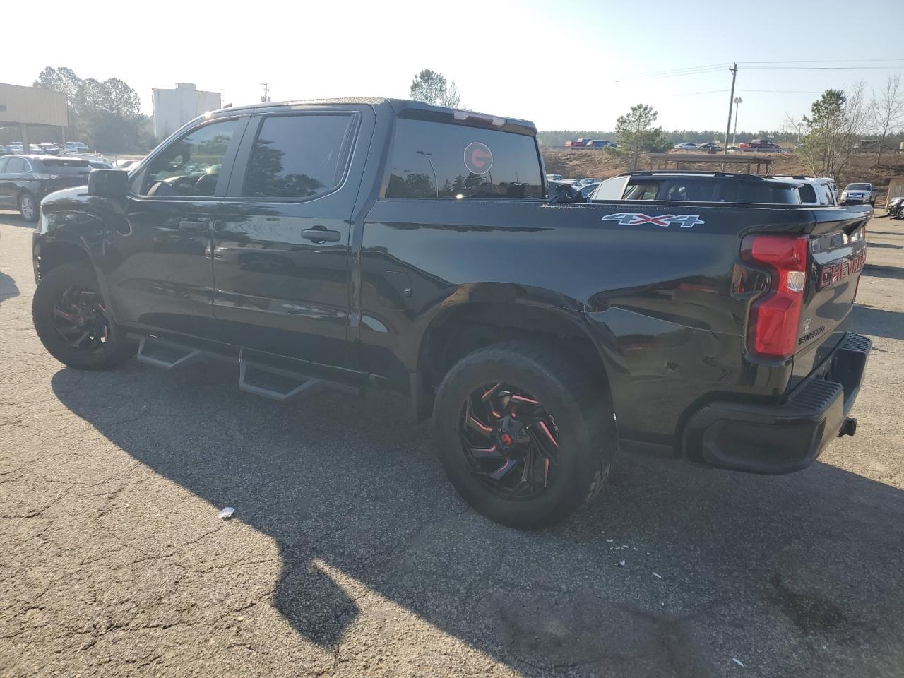 2021 Chevrolet Silverado VIN 3GCPYBEK0MG411476 Copart auction photo, side damage thumbnail 2