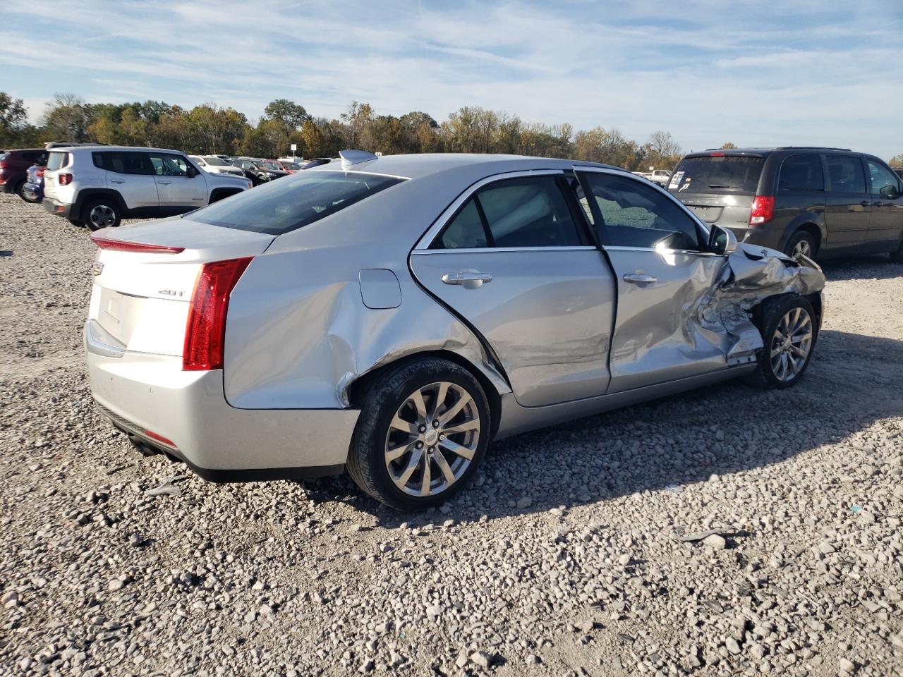 2018 Cadillac ATS VIN 1G6AF5SX9J0120992 Copart auction photo, all over damage thumbnail 3