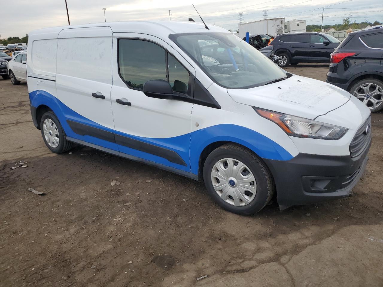 2022 Ford Transit VIN NM0LS7S26N1539364 Copart auction photo, water/flood damage thumbnail 4