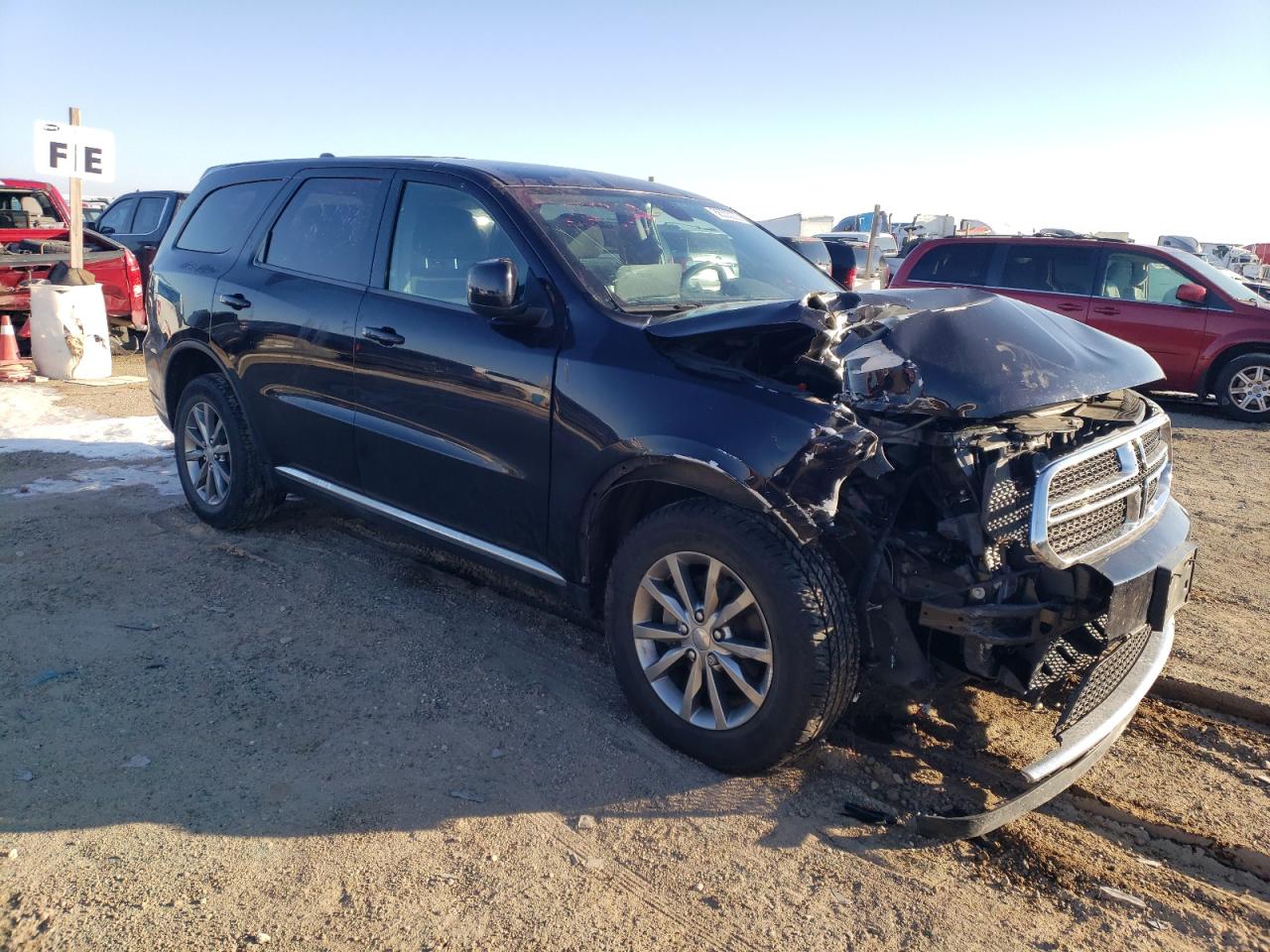 2018 Dodge Durango VIN 1C4RDJAG4JC463062 Copart auction photo, all over damage thumbnail 4
