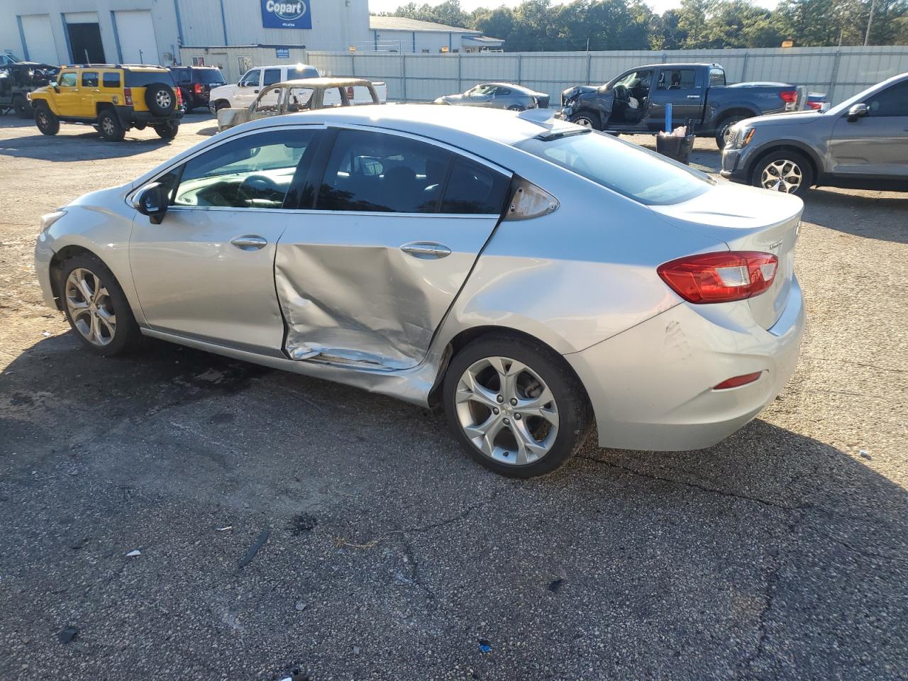 2017 Chevrolet Cruze VIN 1G1BF5SM1H7175910 Copart auction photo, frame damage / side damage thumbnail 2