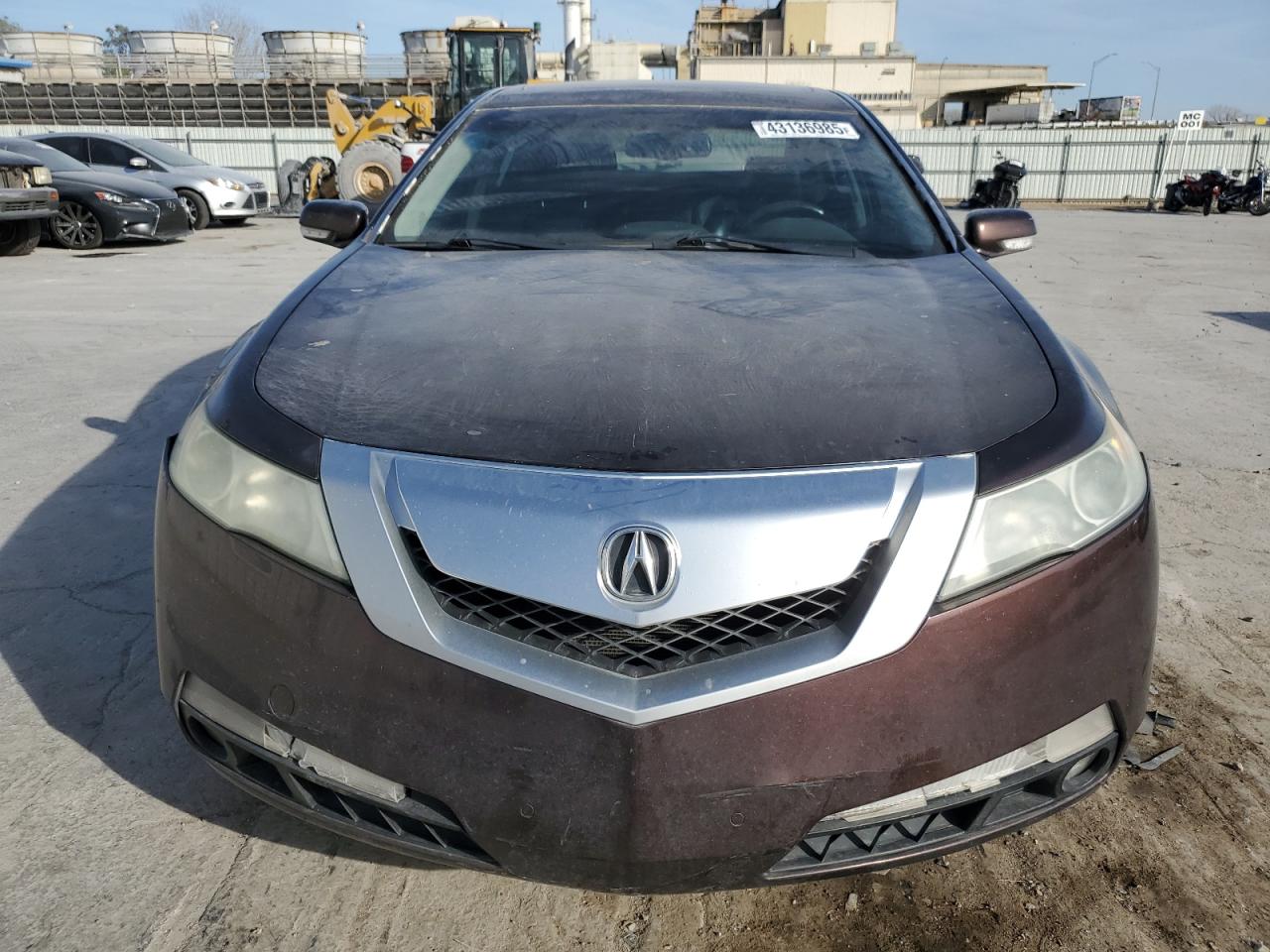 2009 Acura TL VIN 19UUA86579A020495 Copart auction photo, rear end / front end damage thumbnail 5