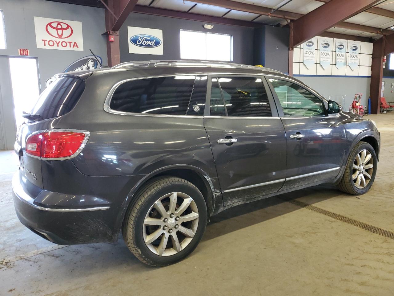 2013 Buick Enclave VIN 5GAKVDKD4DJ169294 Copart auction photo, front end / side damage thumbnail 3