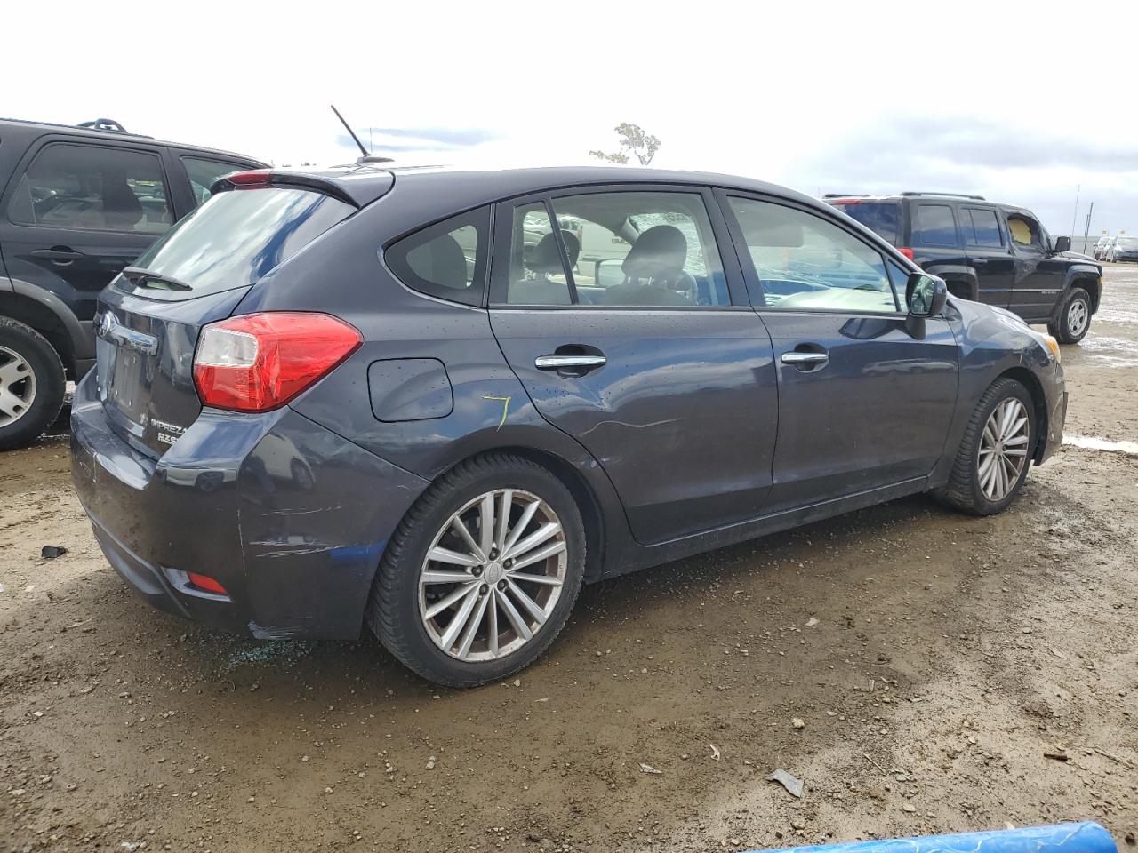 2014 Subaru Impreza VIN JF1GPAK61E8226824 Copart auction photo, front end / top/roof damage thumbnail 3