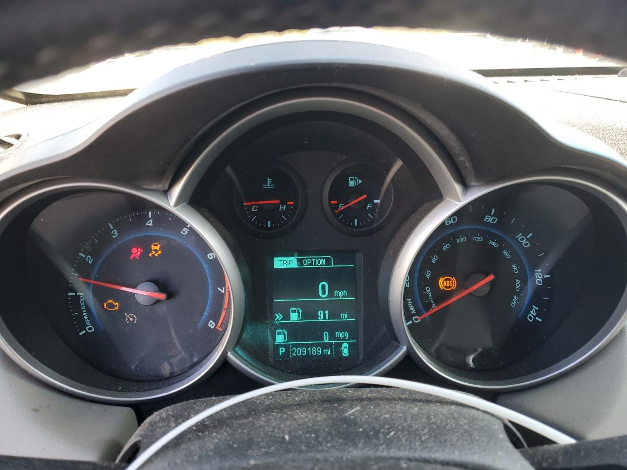 2013 Chevrolet Cruze VIN 1G1PC5SB6D7291840 Copart auction photo, front end damage thumbnail 9