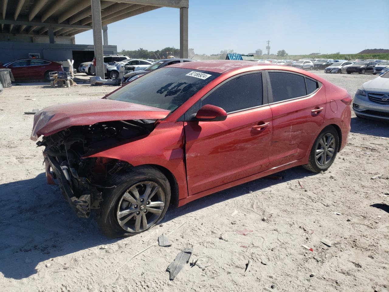 2017 Hyundai Elantra VIN 5NPD84LFXHH096736
