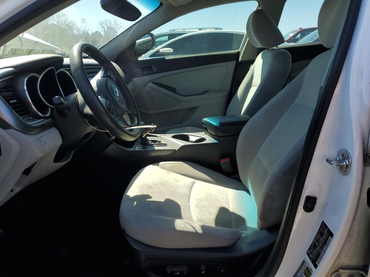 2014 KIA Optima VIN 5XXGM4A71EG275842 Copart auction photo, front end damage thumbnail 7