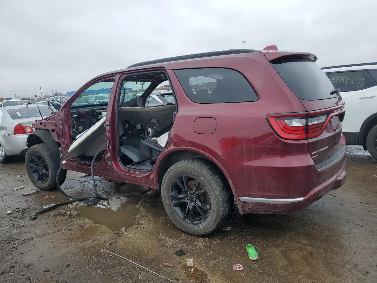 2017 Dodge Durango VIN 1C4SDJET8HC740394 Copart auction photo, stripped damage thumbnail 2