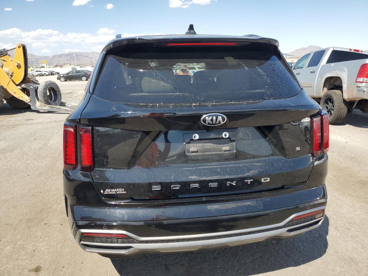 2021 KIA Sorento VIN 5XYRL4LC2MG070840 Copart auction photo, side damage thumbnail 6