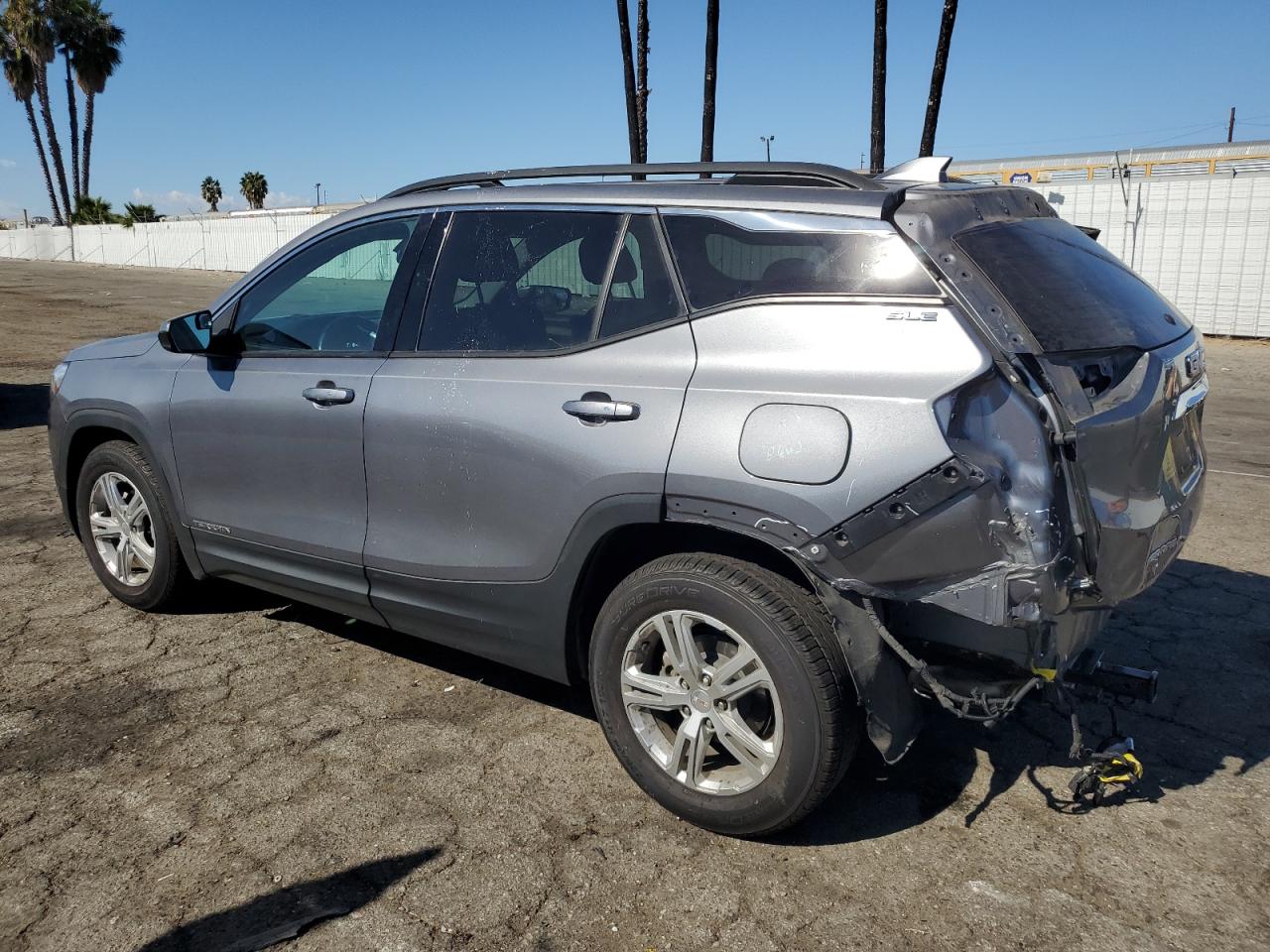 2018 GMC Terrain VIN 3GKALMEV1JL356523 Copart auction photo, rear end / minor dent/scratches damage thumbnail 2