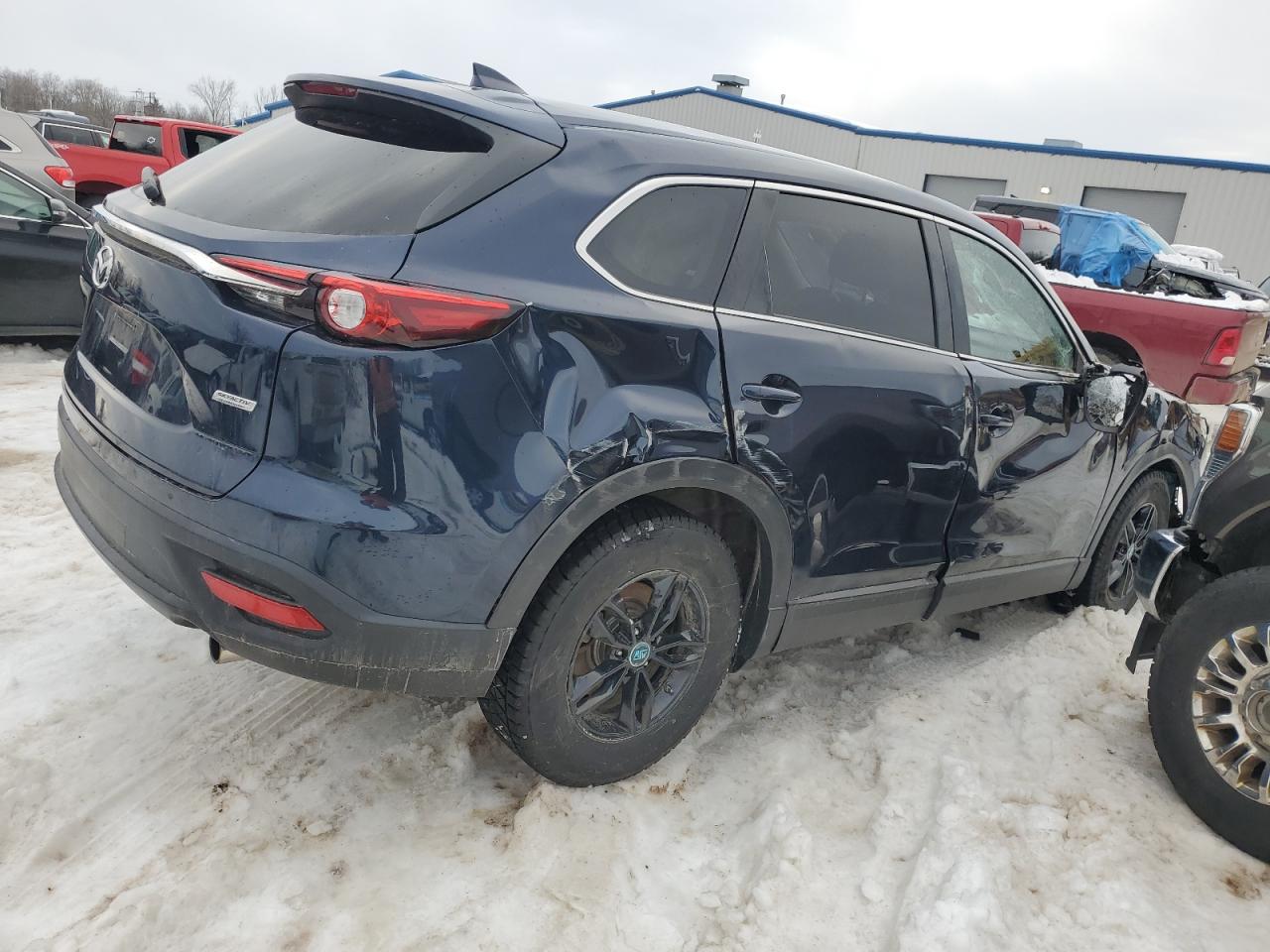 2019 Mazda CX-9 VIN JM3TCBBYXK0313828 Copart auction photo, front end / side damage thumbnail 3