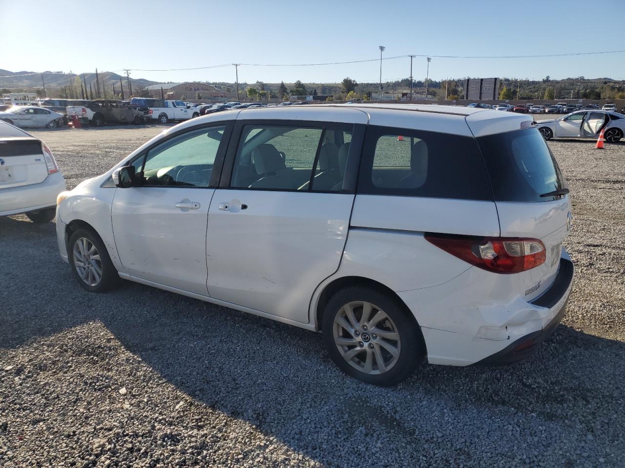 2014 Mazda 5 VIN JM1CW2BL3E0173825 Copart auction photo, front end / rear end damage thumbnail 2