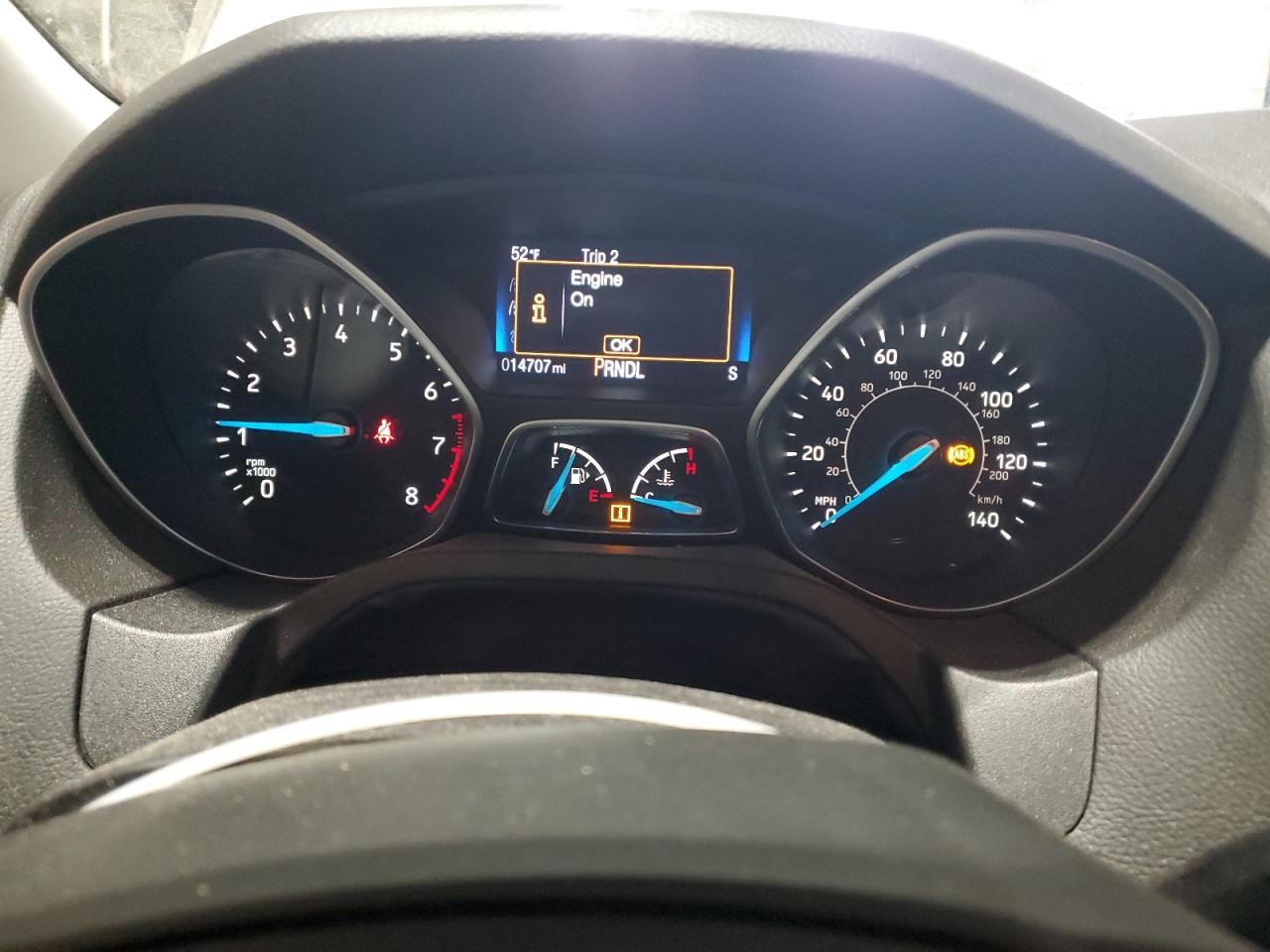 2017 Ford Focus VIN 1FADP3F28HL254644 Copart auction photo, front end damage thumbnail 9