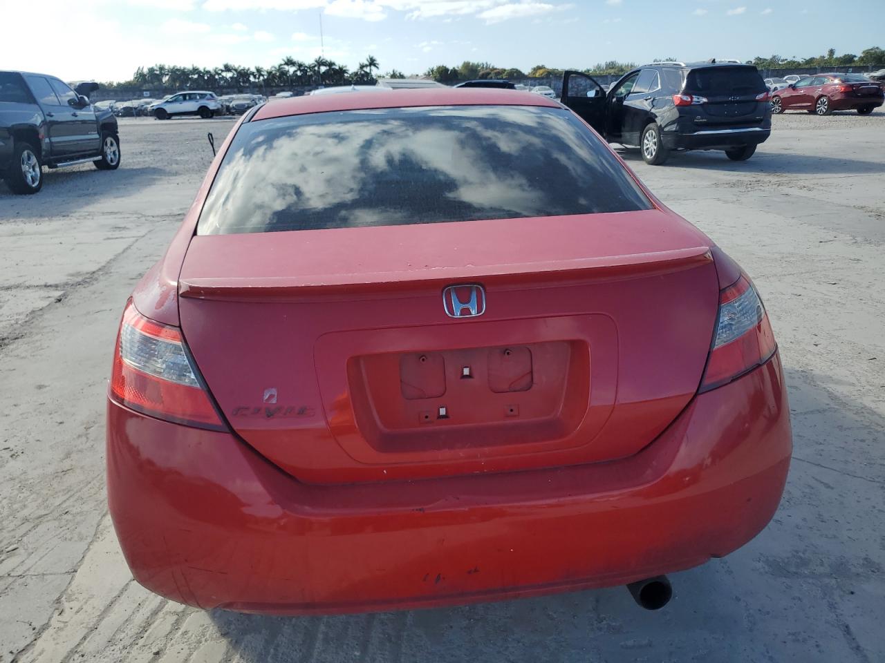 2010 Honda Civic VIN 2HGFG1B80AH503153 Copart auction photo, side / front end damage thumbnail 6
