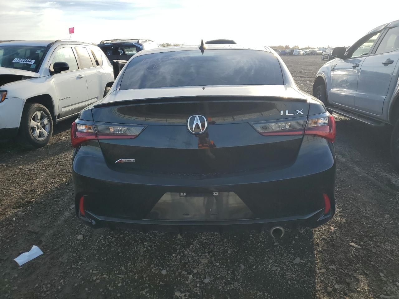 2020 Acura ILX VIN 19UDE2F89LA003197 Copart auction photo, side / front end damage thumbnail 6