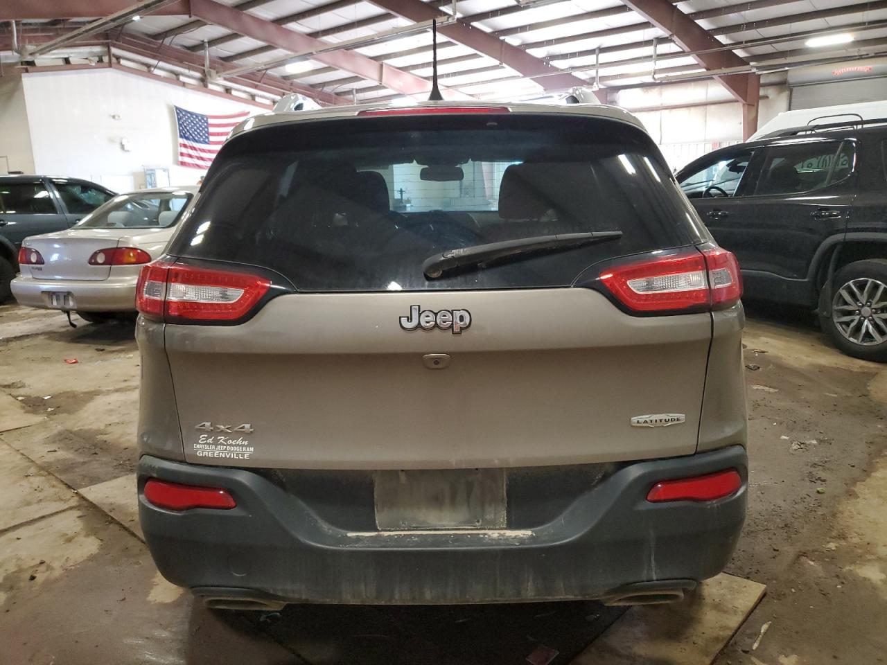 2017 Jeep Grand Cherokee VIN 1C4PJMCS8HW513375 Copart auction photo, front end / side damage thumbnail 6