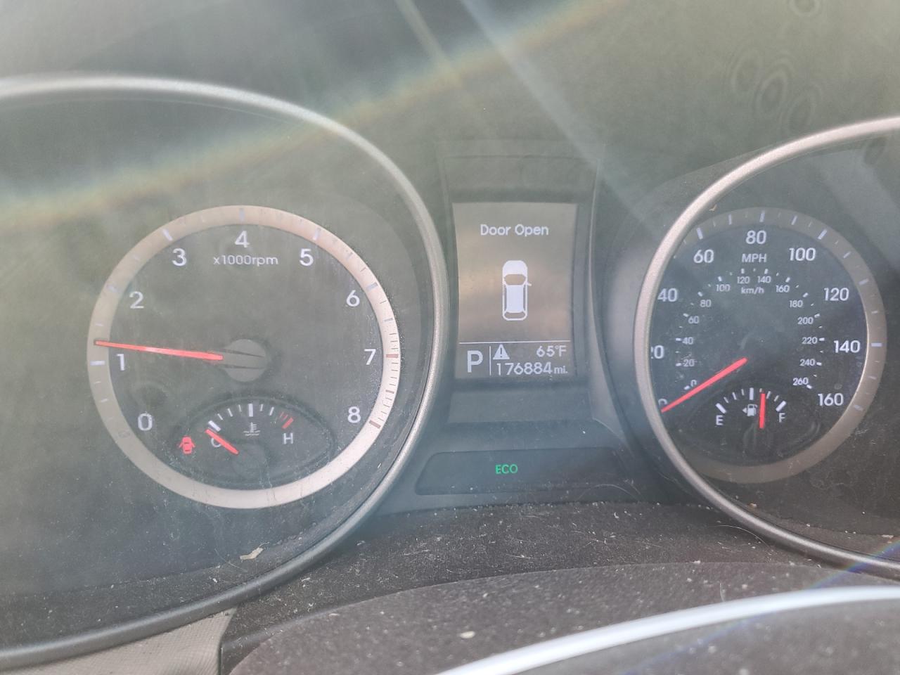 2015 Hyundai Santa Fe VIN KM8SMDHF8FU097488 Copart auction photo, front end / side damage thumbnail 9