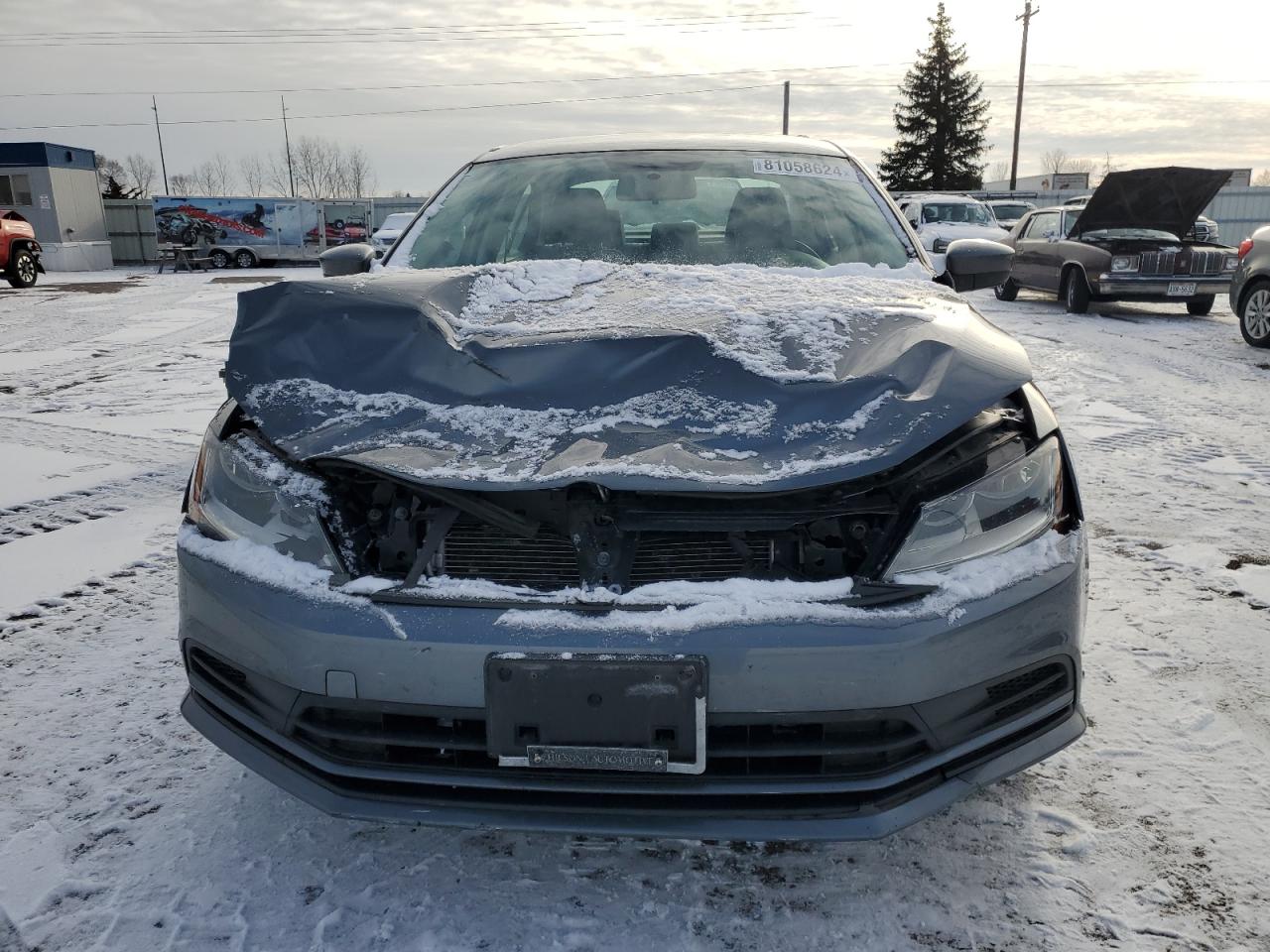 2017 Volkswagen Jetta VIN 3VW2B7AJ1HM360936 Copart auction photo, front end damage thumbnail 5