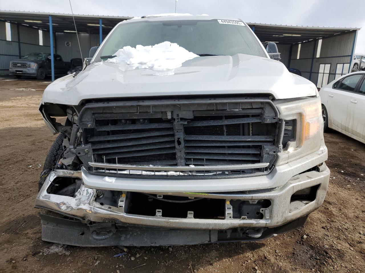 2018 Ford F-150 VIN 1FTEW1E57JKE80865 Copart auction photo, front end / side damage thumbnail 5