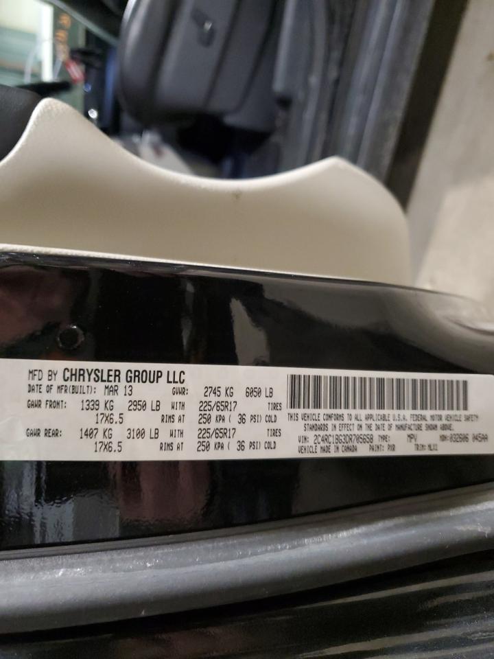 2013 Chrysler Town & Country VIN 2C4RC1BG3DR705658 Copart auction photo, front end / minor dent/scratches damage thumbnail 13