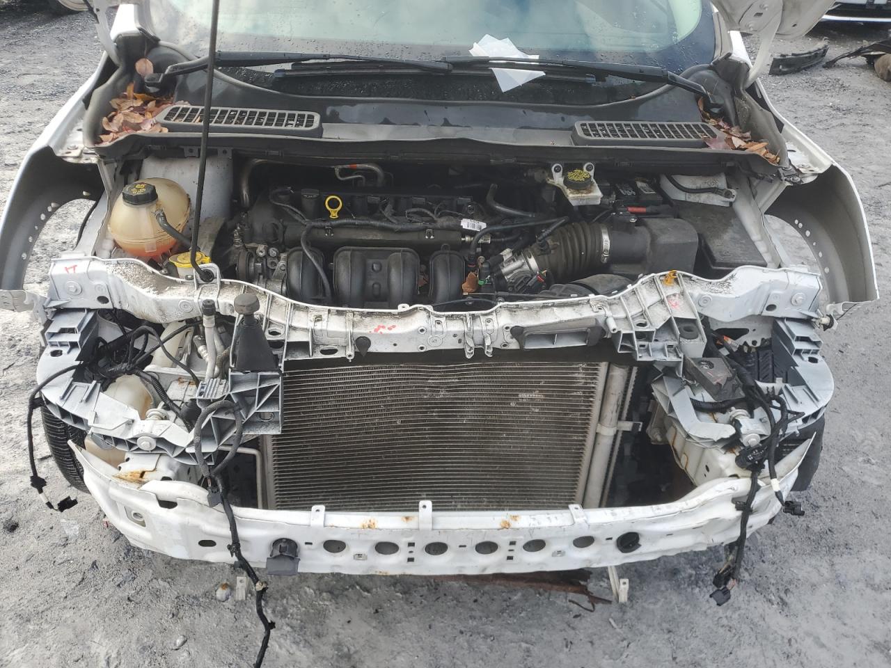 2017 Ford Escape VIN 1FMCU0F77HUA21742 Copart auction photo, front end damage thumbnail 12