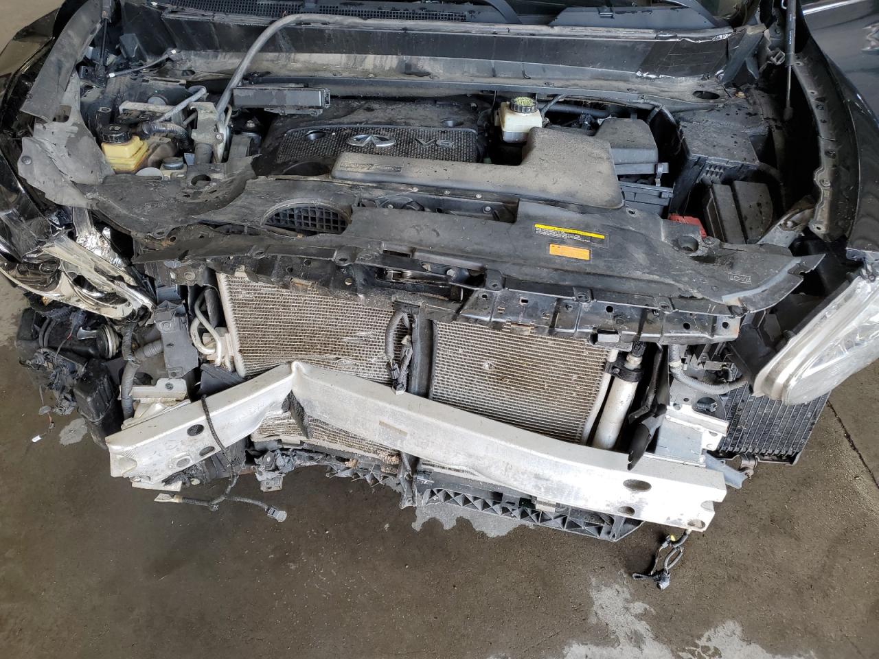 2014 Infiniti QX60 VIN 5N1AL0MM6EC546568 Copart auction photo, front end damage thumbnail 12