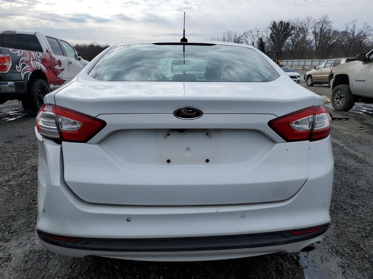 2016 Ford Fusion VIN 3FA6P0LU4GR317641 Copart auction photo, rear end damage thumbnail 6