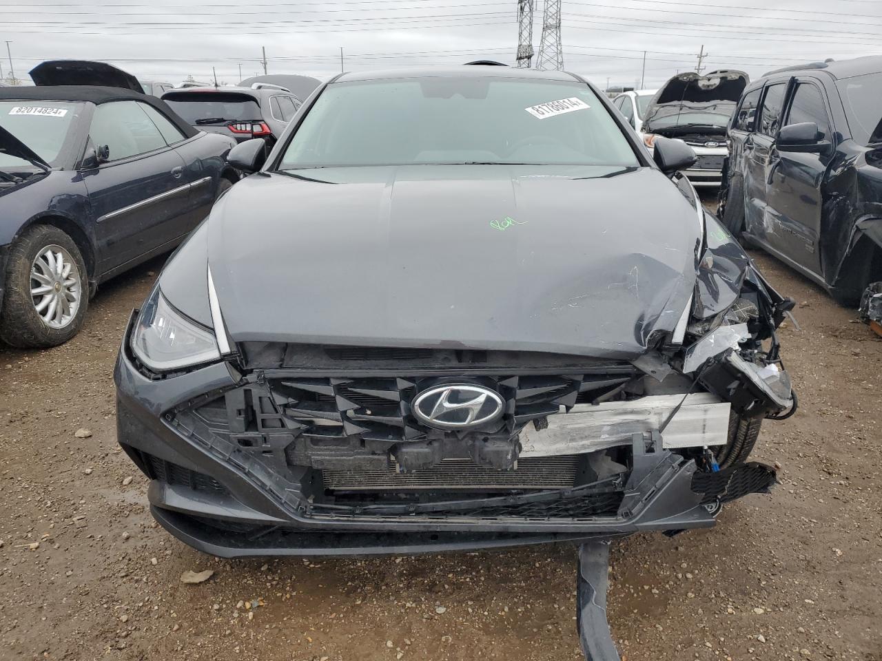 2021 Hyundai Sonata VIN 5NPEL4JA4MH087129 Copart auction photo, front end / minor dent/scratches damage thumbnail 5
