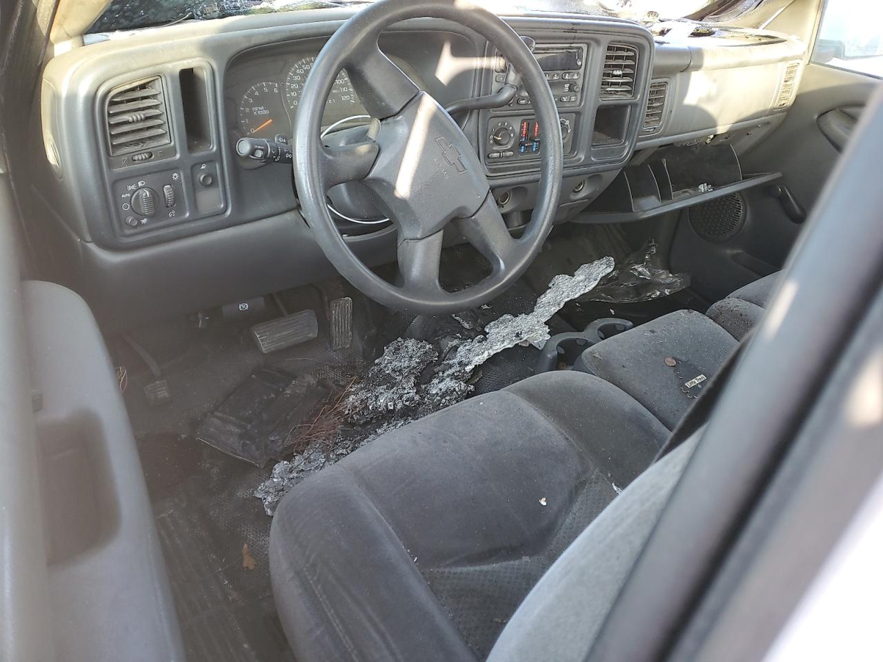 2006 Chevrolet Silverado VIN 3GCEC14X16G145899 Copart auction photo, burn damage thumbnail 8
