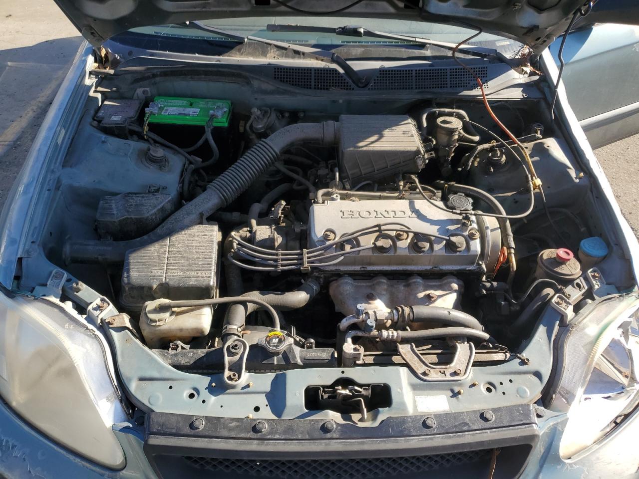 2000 Honda Civic VIN 2HGEJ6615YH505899 Copart auction photo, all over damage thumbnail 11