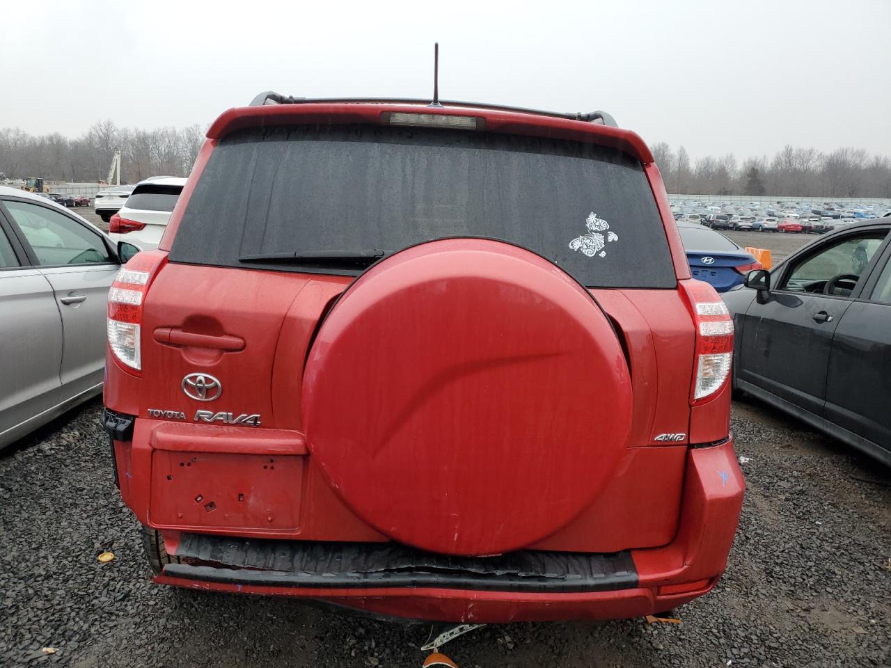 2009 Toyota RAV 4 VIN 2T3BF33V69W018348 Copart auction photo, rear end / side damage thumbnail 6