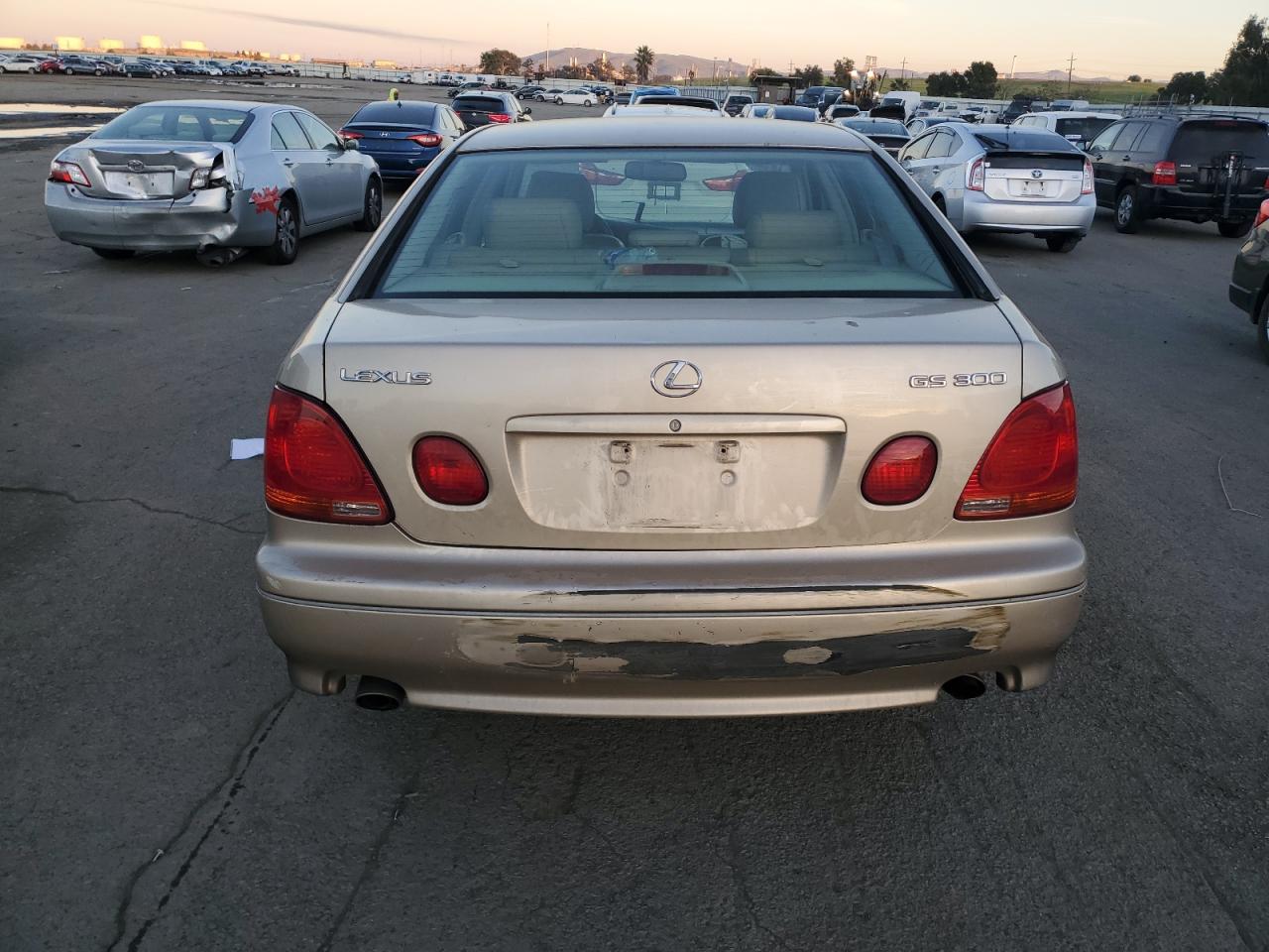 2003 Lexus GS 300 VIN JT8BD69S530175254 Copart auction photo, side / front end damage thumbnail 6