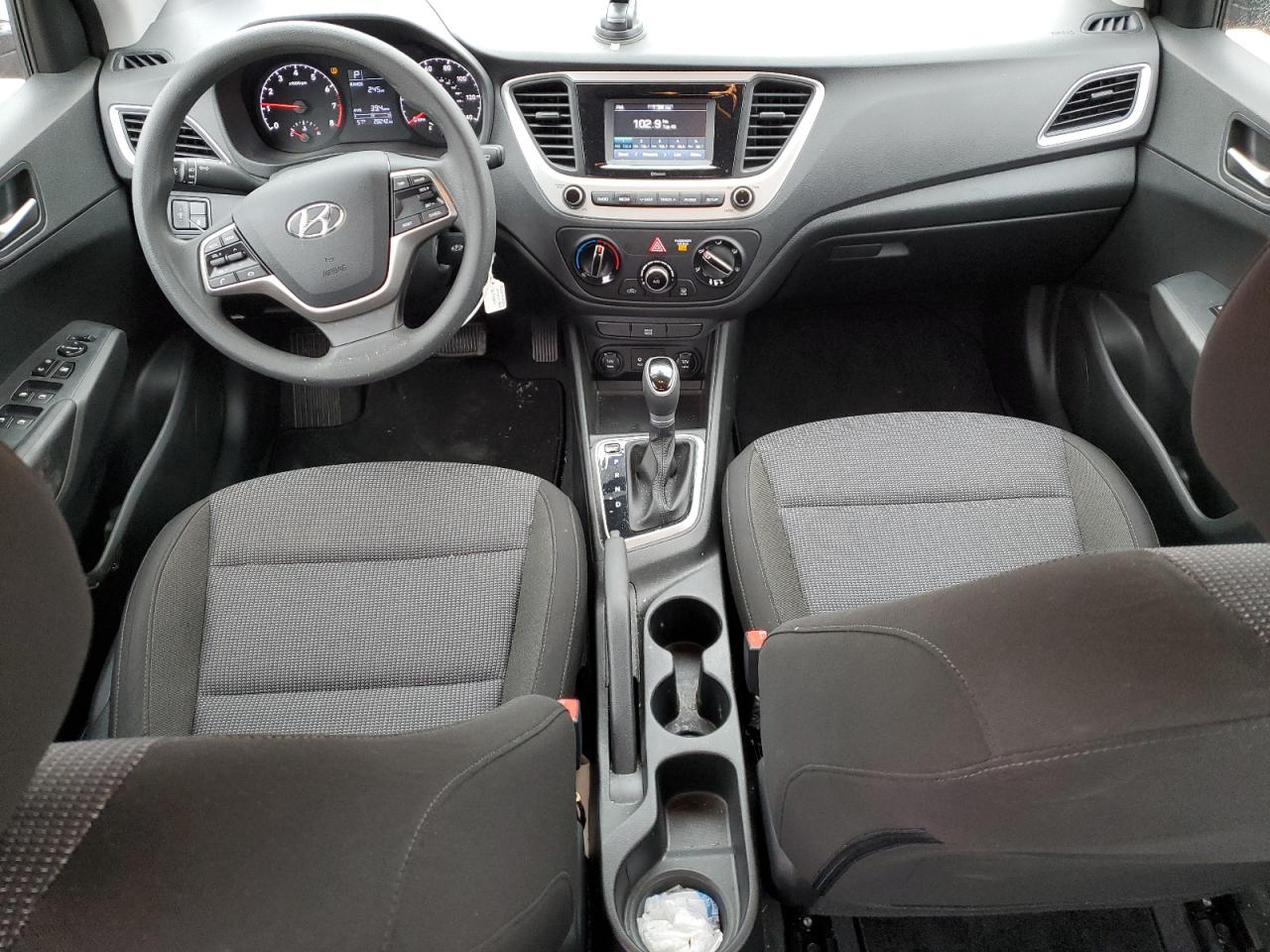 2022 Hyundai Accent VIN 3KPC24A69NE180319 Copart auction photo, all over damage thumbnail 8