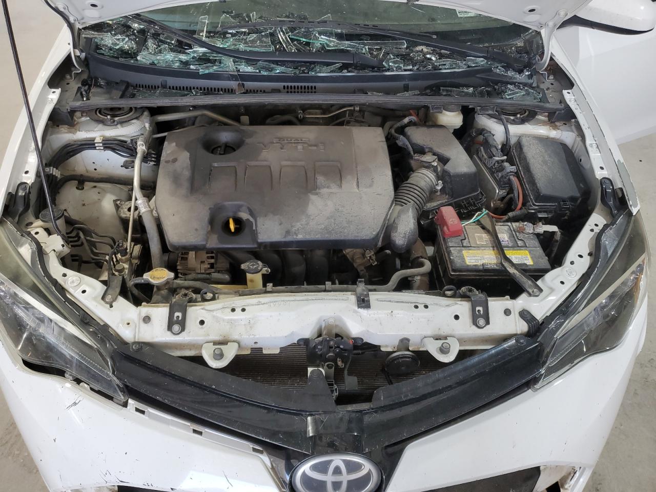 2017 Toyota Corolla VIN 5YFBURHE2HP625406 Copart auction photo, front end / side damage thumbnail 11