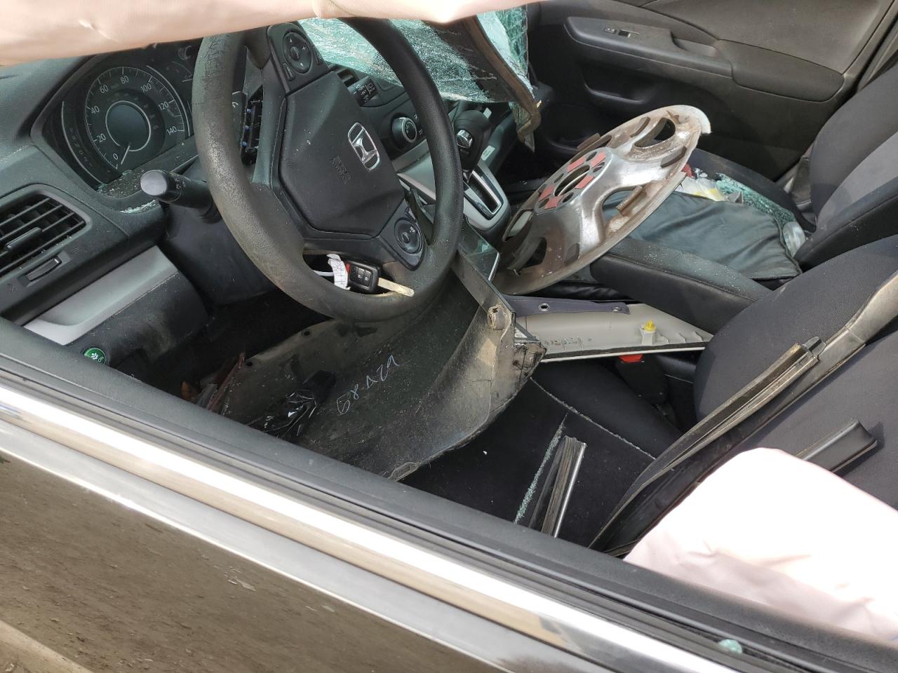 2014 Honda CR-V VIN 5J6RM4H36EL079319 Copart auction photo, rollover damage thumbnail 7