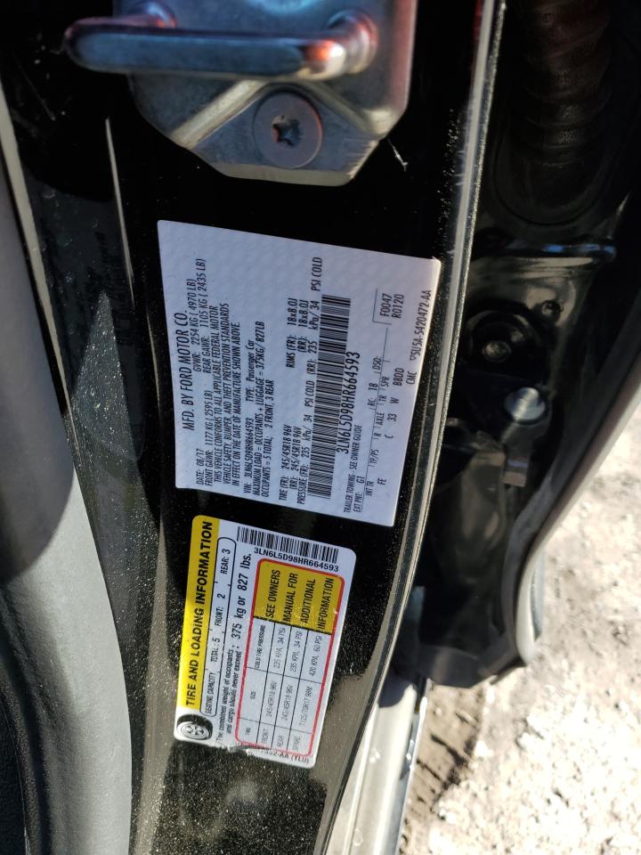 2017 Lincoln MKZ VIN 3LN6L5D98HR664593 Copart auction photo, side damage thumbnail 12