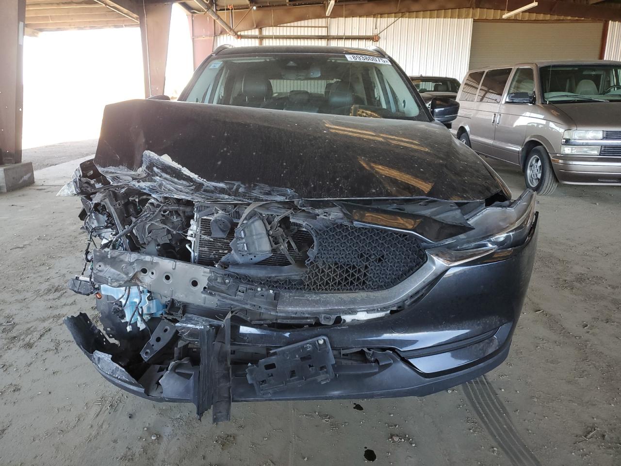 2017 Mazda CX-5 VIN JM3KFACL6H0216392 Copart auction photo, front end damage thumbnail 5