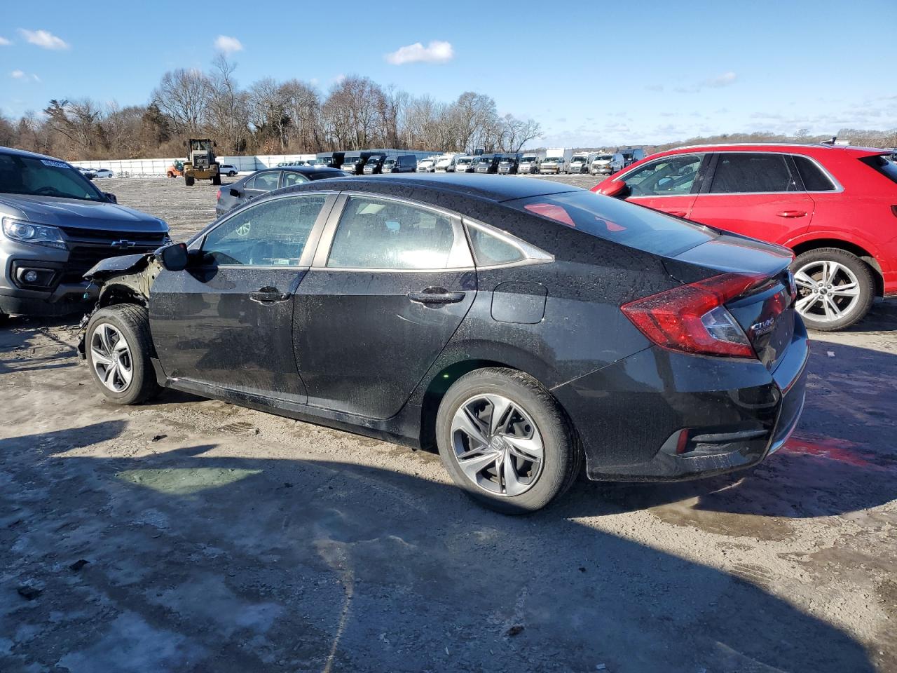 2019 Honda Civic VIN 2HGFC2F69KH580146 Copart auction photo, front end damage thumbnail 2
