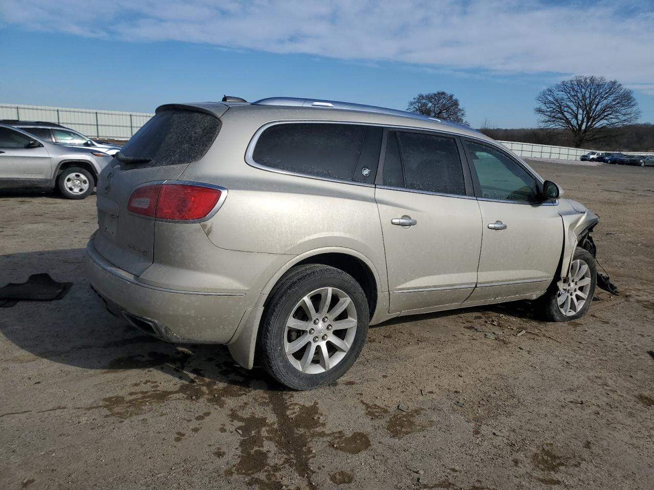 2016 Buick Enclave VIN 5GAKVCKD3GJ320107 Copart auction photo, front end / side damage thumbnail 3